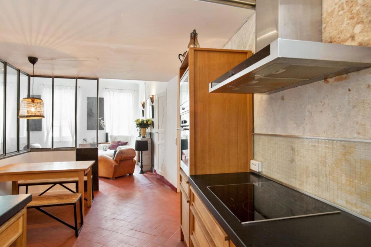 Charming And Large Duplex Flat With Beautiful Terrace In Avignon Apartment Luaran gambar